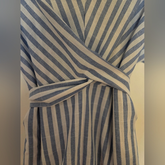 Only One brand striped dress. Size small/med. Unlined. Pockets, zip back, summer - Picture 3 of 7